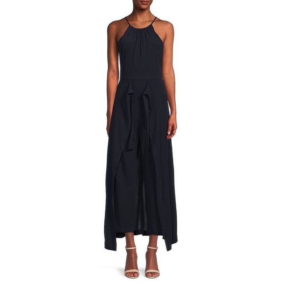Dkny Pants - DKNY Black Sleeveless Jumpsuit